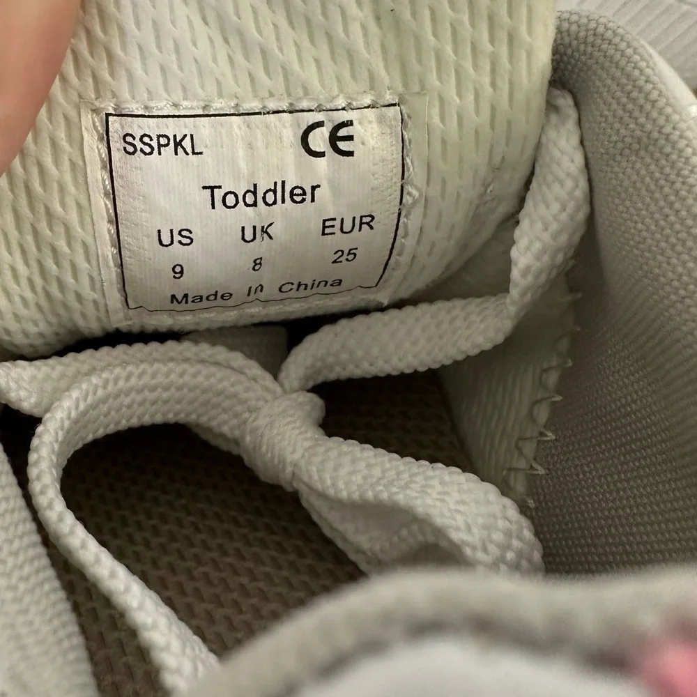 Surestep Toddler Girl Walking Support Shoes sneakers size 9 Pink White - Picture 9 of 11